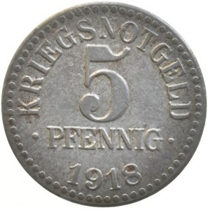 Braunschweig, 5 pfennig 1918