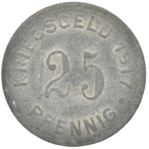 Münster, 25 pfennig 1917