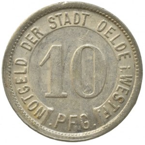 Oelde, 10 pfennig 1921, Al