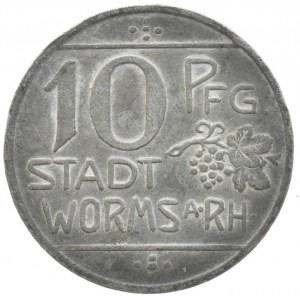 Worms, 10 pfennig 1918
