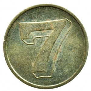 žeton, sedmička, Ms 23mm