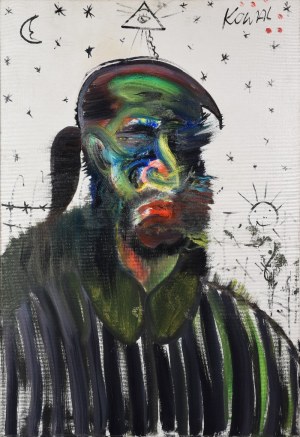 Jerzy KOWAL (ur. 1956), Autoportret schizofrenika 3, 1991