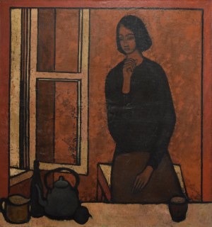 Wiesław GARBOLIŃSKI (1927-2014), Dziewczyna w oknie