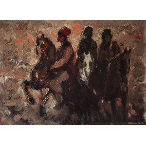 Kazimierz HALAJKIEWICZ (1936-1994), Horse Ride, 1976
