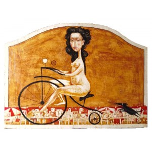 Tatiana GUBINA, Przejażdżka rowerem
