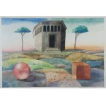 Henryk WANIEK (ur. 1942), Pejzaż fantastyczny