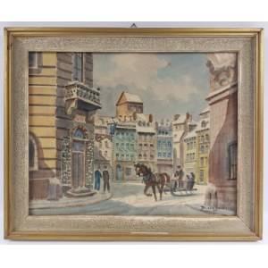 Dariusz Wąsowicz (1910-1973), Old Town Square - pre-war Warsaw