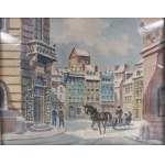 Dariusz Wąsowicz (1910-1973), Old Town Square - pre-war Warsaw