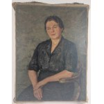Erwin Czerwenka (1887-1970), Portret kobiety, Kraków, 1946 r.