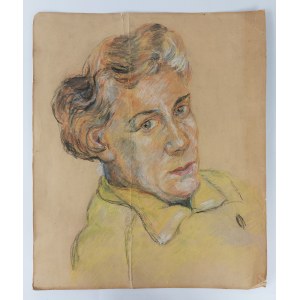 Portrét ve stylu kreseb Stanisława Ignacyho Witkiewicze, první polovina 20. století?