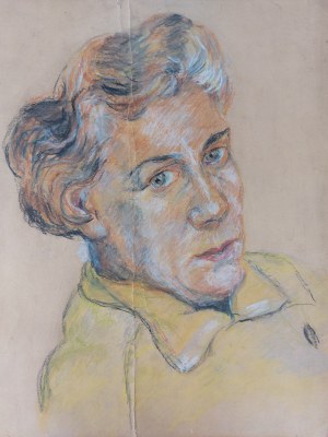 Portret w stylistyce rysunków Stanisława Ignacego Witkiewicza, I połowa XX w.?