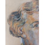 Porträt im Stil der Zeichnungen von Stanisław Ignacy Witkiewicz, erste Hälfte des 20. Jahrhunderts?
