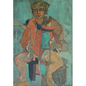 Felicjan SZCZĘSNY KOWARSKI (1890-1948), Portret chłopca, 1946