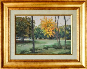 Basile POUSTOCHKINE (1893-1973), Jesień w parku