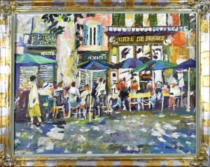 Juliusz JONIAK (1925-2021), Cafe de France III, 2018