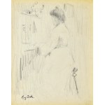 Eugeniusz ZAK (1887-1926), Kobieta przy pianinie II