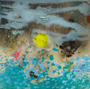 Agnieszka Zawisza (ur. 1970), Księżyc nad wodą, dyptyk, 2021