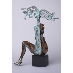 Krzysztof Brzuzan, Cellist (Bronze, height 37 cm)