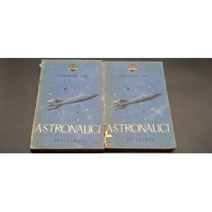 Stanisław Lem Astronauci Powieść fantastyczno-naukowa T.1-2 Okładka Andrzej Radziejowski Rysunki Bolesław Penciak Wyd. II