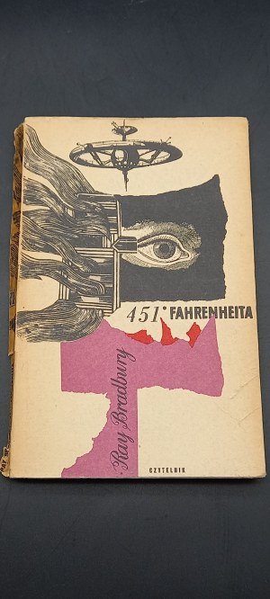 Ray Bradbury 451 stopni Fahrenheita Obwoluta Roman Cieślewicz Wyd. I