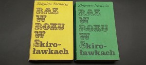 Zbigniew Nienacki Raz w roku w Skiroławkach Oprac. graf. Krzysztof Racinowski Wyd. I