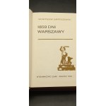 Władysław Bartoszewski 1859 dni Warszawy Obwoluta i okładka Ewa Frysztak Wyd. I