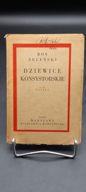 Boy Żeleński Dziewice Konsystorskie 5-10 Tysiąc 1929r.
