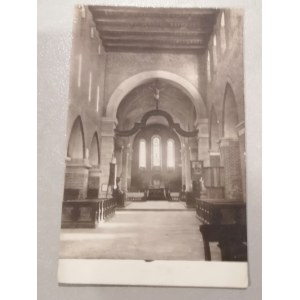 Sandomierz wnętrze Kościoła Świętego Jakuba lata 30-te XX wieku
