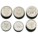 Zestaw 26 monet 10 złotych z lat 1971-1988