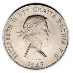 1 Crown, moneta pamiątkowa, Winston Churchill 1965