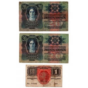 Zestaw 3 banknotów