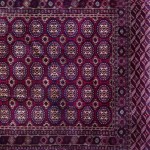 Starožitný hlavní turkmenský koberec kmene Tekke se salorskými güly