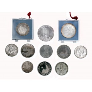 Stříbrné pamětní mince a medaile