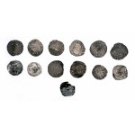 Soubor třinácti stříbrných mincí