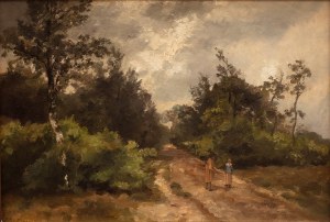 Jules DUPRÉ [1811-1889], Dwie postacie na polnej drodze