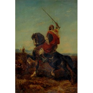 Adolf SCHREYER [1828-1899], Beduín na koni