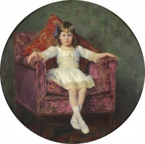 Hermann Kauffmann [1873-1953], Portret dziewczynki, 1914 r.