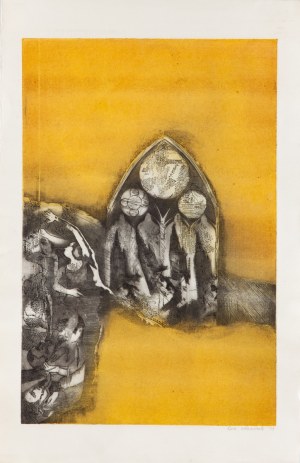 Ewa WIECZOREK (1947-2011), Bez tytułu [Okno gotyckie], 1974