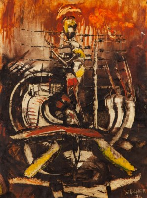 Jan WAGNER [Jan Aleksander SOĆKO] (1937-1988), Kompozycja abstrakcyjna, 1976