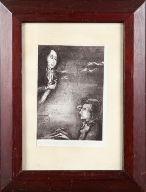 Tomasz MANIEWSKI (ur. 1958), Chopin i George Sand, 1991