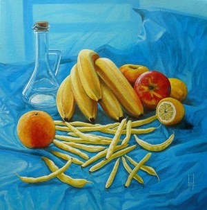 Jolanta LACH, Still Life - Blue and Yellow, 2020 r.