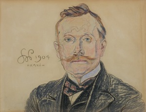 Wyspiański Stanisław, PORTRET DR. JANA RACZYŃSKIEGO, 1904