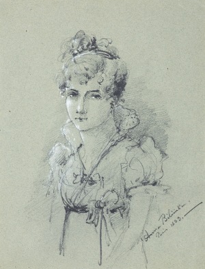Bilińska - Bohdanowiczowa Anna, DAMA Z CZASÓW DYREKTORIATU, 1883