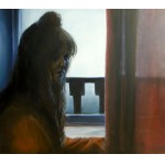 Aleksandra Bociańska, Portret w oknie, 2020 r.