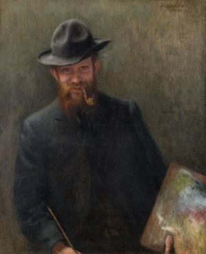 Józef Pankiewicz, PORTRET MALARZA, ok. 1900