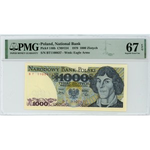 1000 złotych 1979 - seria BT - PMG 67 EPQ