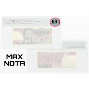 10.000 złotych 1987 - seria K - PMG 68 EPQ - MAX NOTA