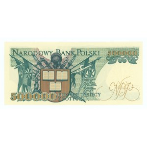 500.000 złotych 1990 - seria L