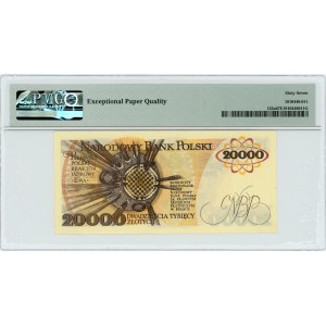 20.000 złotych 1989 - seria AG - PMG 67 EPQ