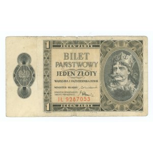 1 złoty 1938 - seria IŁ